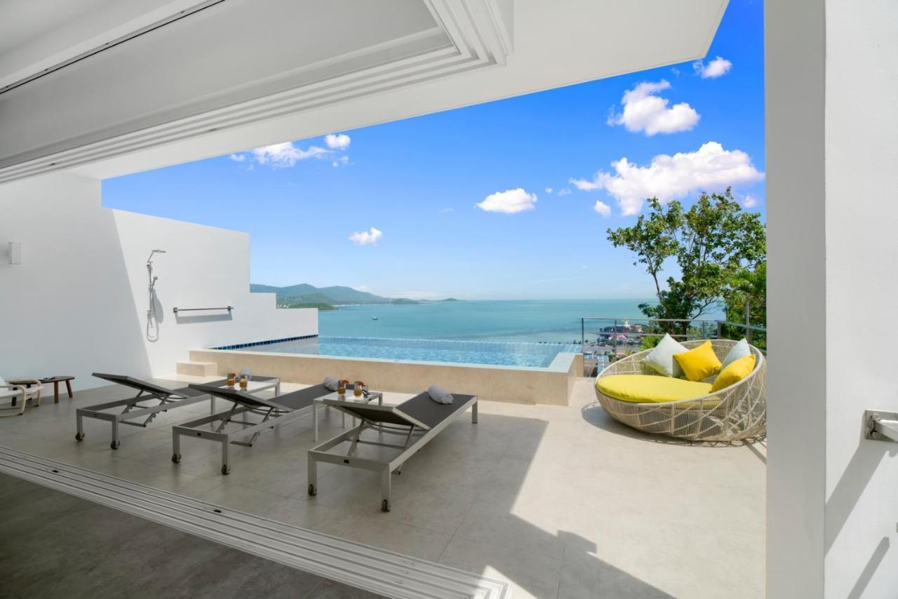 Samui Luxury Sea View Pool Villa IJ2 at uniQue Residences Bang Rak Beach  Habitación foto