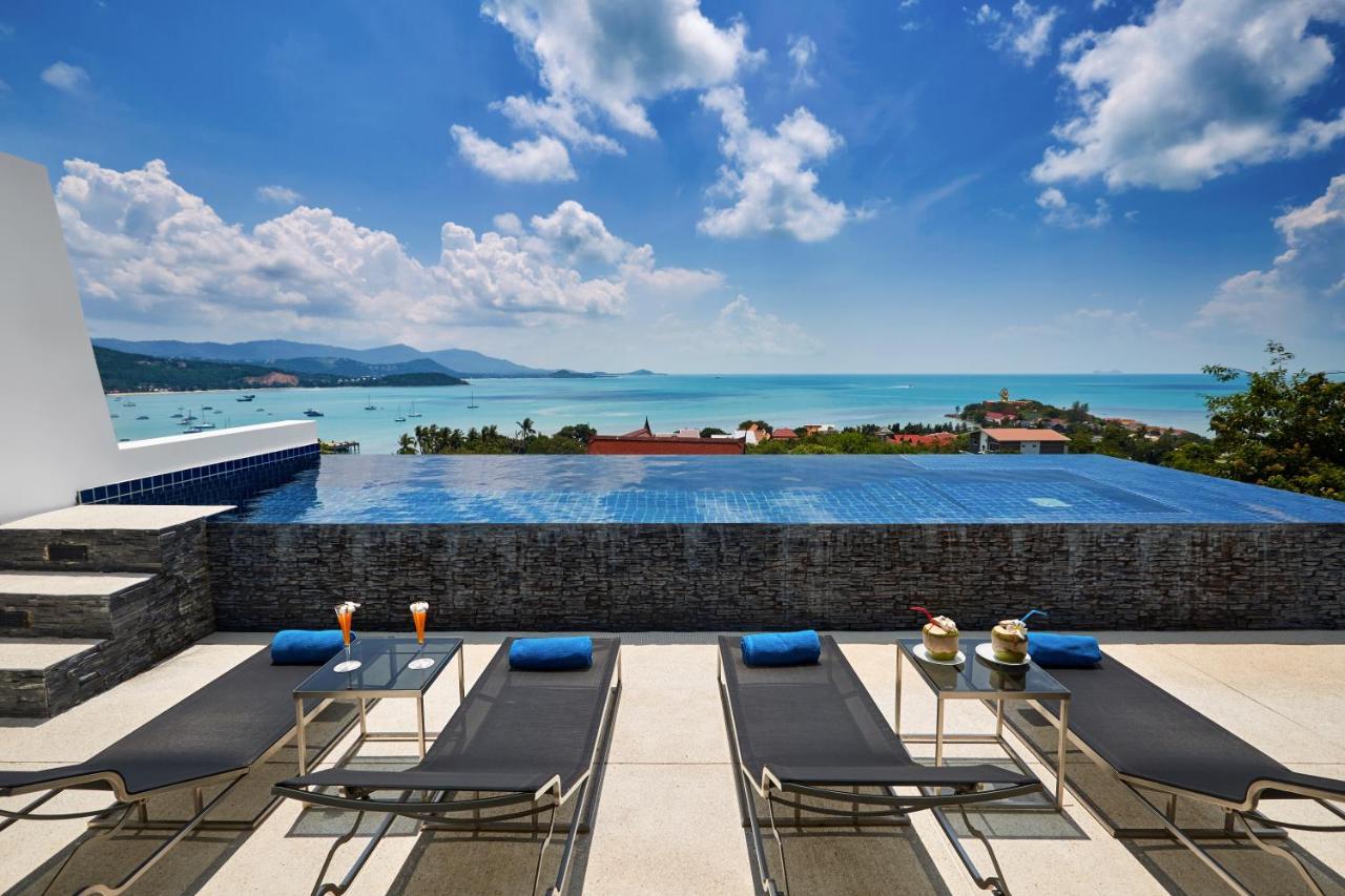 Samui Luxury Sea View Pool Villa IJ2 at uniQue Residences Bang Rak Beach  Habitación foto