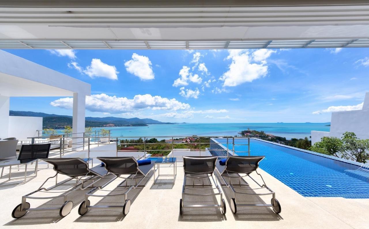 Samui Luxury Sea View Pool Villa IJ2 at uniQue Residences Bang Rak Beach  Habitación foto