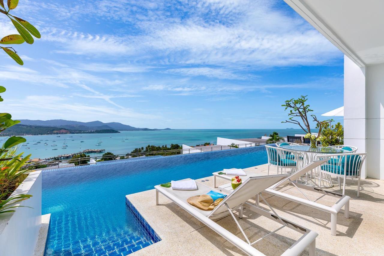 Samui Luxury Sea View Pool Villa IJ2 at uniQue Residences Bang Rak Beach  Habitación foto