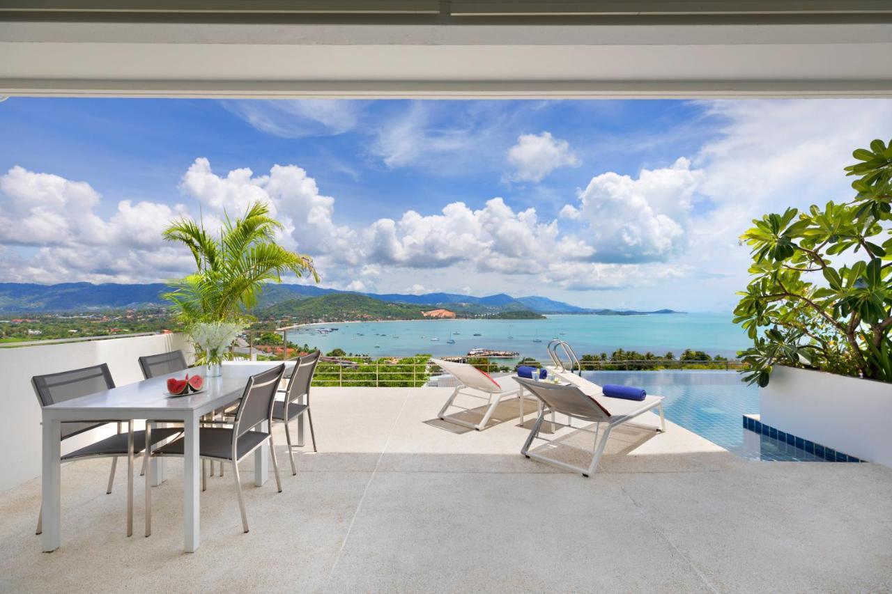 Samui Luxury Sea View Pool Villa IJ2 at uniQue Residences Bang Rak Beach  Exterior foto