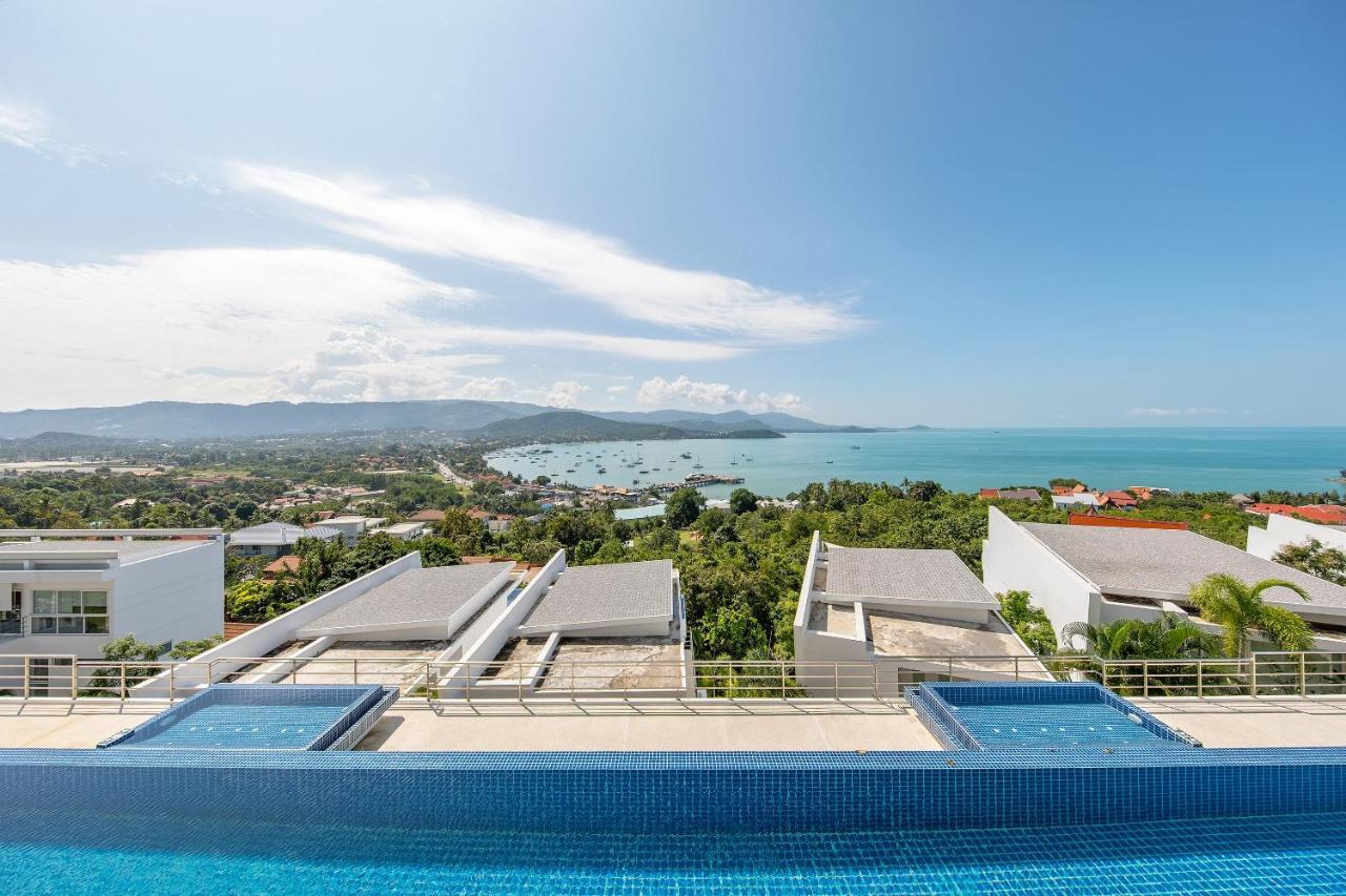 Samui Luxury Sea View Pool Villa IJ2 at uniQue Residences Bang Rak Beach  Exterior foto