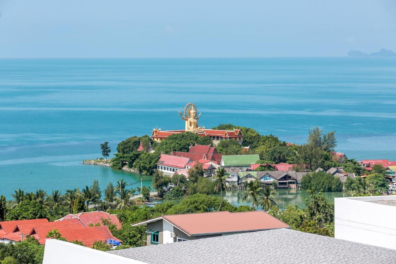 Samui Luxury Sea View Pool Villa IJ2 at uniQue Residences Bang Rak Beach  Exterior foto