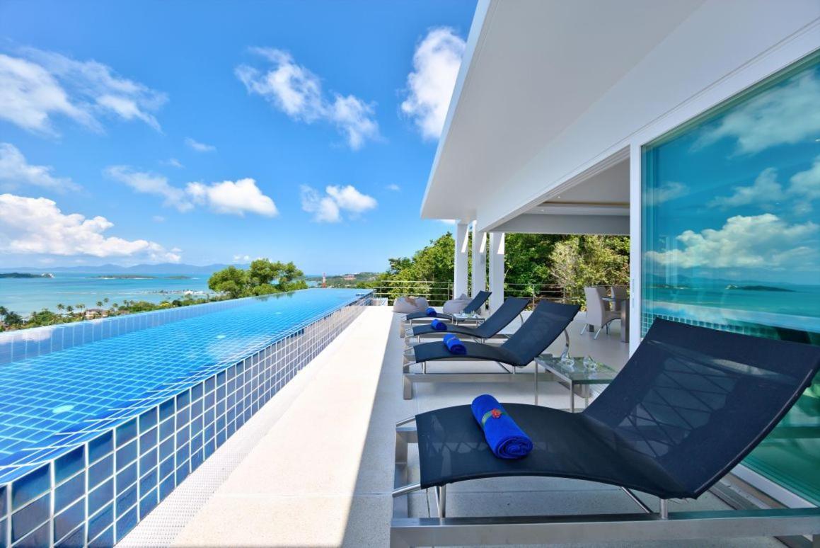 Samui Luxury Sea View Pool Villa IJ2 at uniQue Residences Bang Rak Beach  Exterior foto