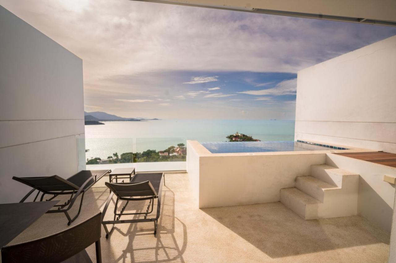 Samui Luxury Sea View Pool Villa IJ2 at uniQue Residences Bang Rak Beach  Exterior foto