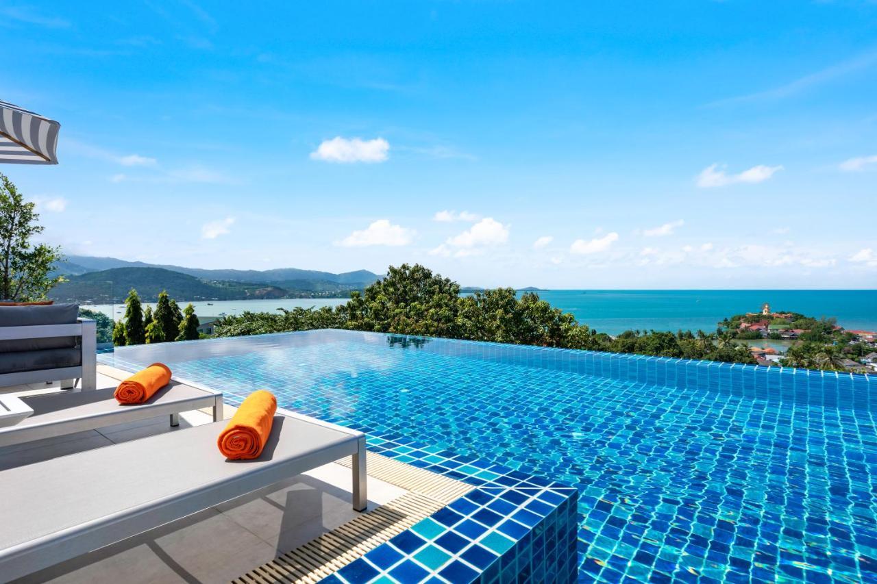 Samui Luxury Sea View Pool Villa IJ2 at uniQue Residences Bang Rak Beach  Exterior foto